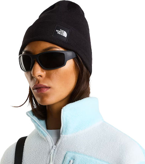 Dock Worker Recycled Beanie Căciulă Pentru Bărbați Tricotată în Culoare Neagră