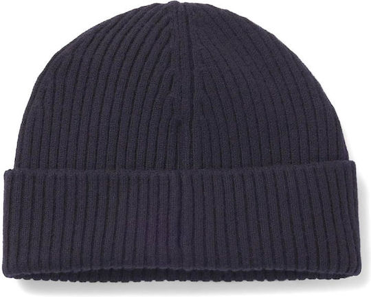 Beanie Căciulă Pentru Bărbați Tricotată În Culoare Albastră