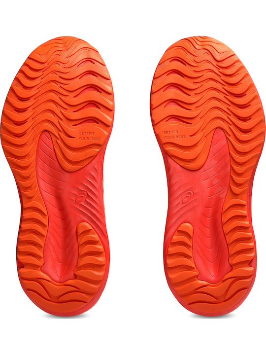 Gel-Noosa Kids Sports Shoes Running with Laces Orange