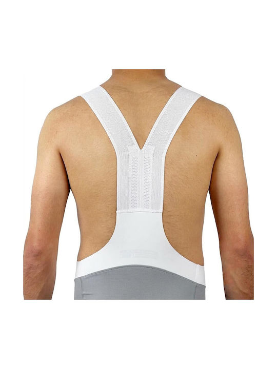 Demaraz Men's Cycling Pants with Braces Grey