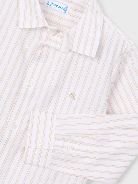 Kids Long-sleeved Shirt Beige