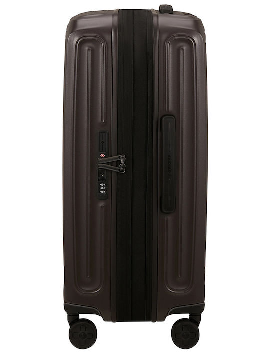 Samsonite Spinner Valiză de călătorie Medie Dură Maro Înălțime 69 cm