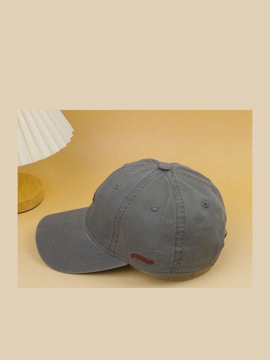 Jockey Cap Cotton Grey