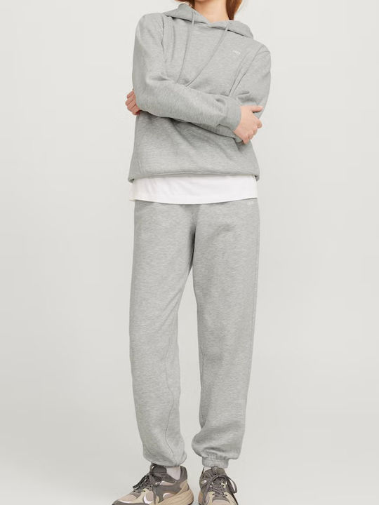 Damen Jogginghosen mit Jogger Light Grau Melange