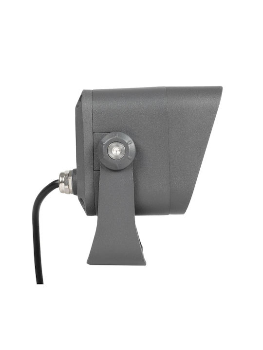 GloboStar Σποτ Δαπέδου LED 8W με Θερμό Λευκό Φως IP65 Λευκό