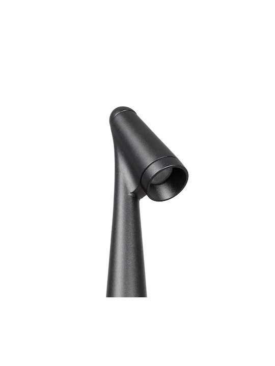 GloboStar Външна Стояща Лампа Малък Пост LED 3W с Топло Бяла Светлина IP65 Бяла