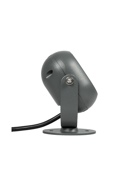 GloboStar Spot De Podea LED 4W Cu Lumină Alb Cald IP65 Alb