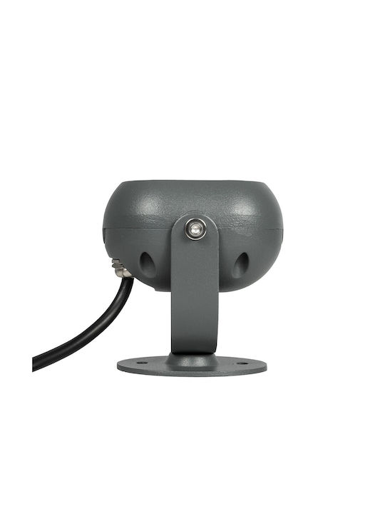 GloboStar Spot De Podea LED 4W Cu Lumină Alb Cald IP65 Alb