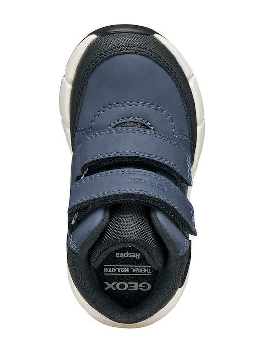 Anatomic Kids Ankle Boots with Hook & Loop Closure Blue