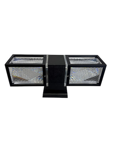 Epiplo-Fos Wall-Mounted Outdoor Light E27 9x15.5x34cm