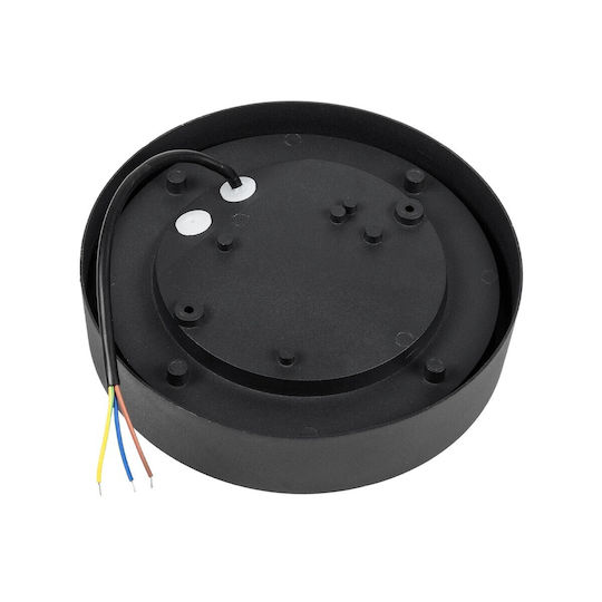 GloboStar Iluminat Exterior Montat Pe Perete Lampă De Tavan Led Încorporat IP65 18W Cu Lumină Alb Cald 20x4.5x20cm