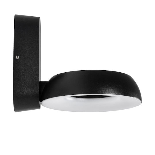 GloboStar Wandmontiertes Außenleuchte LED IP65 12W mit Warmweißem Licht 16x20x15cm