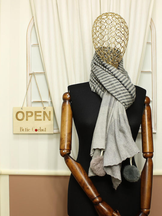 ButicCochet Women's Grey Shawl