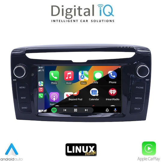 Digital Iq Bla 044_cpa 7" Deck Multimedia Linux System Lancia Ypsilon Mod 2011+