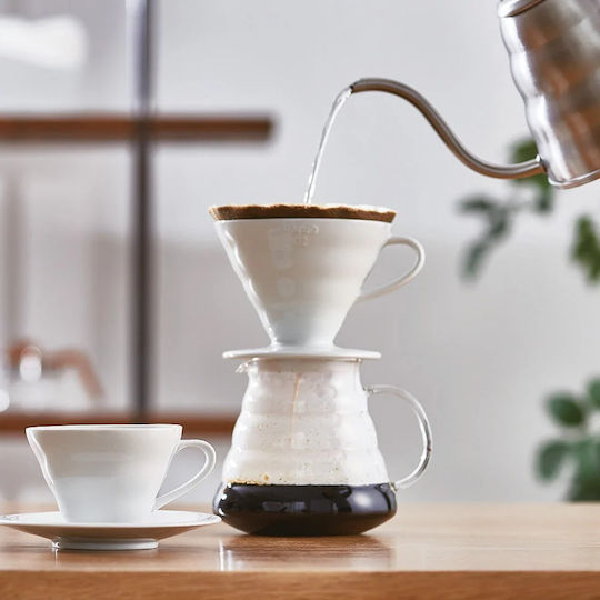 Hario V60 Coffee Dripper 02 Κεραμικό Λευκό 21008