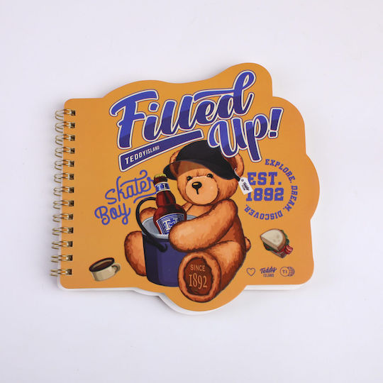 Teddy Island Notebook A6 (Miscellaneous Designs/Colors)