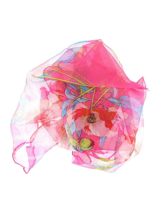 ButicCochet Women's Silk Shawl Fuchsia