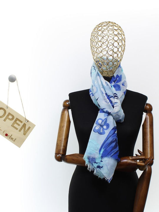 ButicCochet Women's Blue Shawl