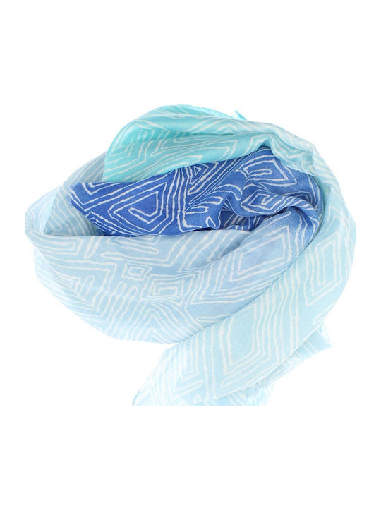 ButicCochet Damen Schal Blau
