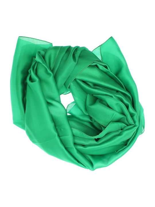 ButicCochet Şal Mătase Verde Pentru Femei