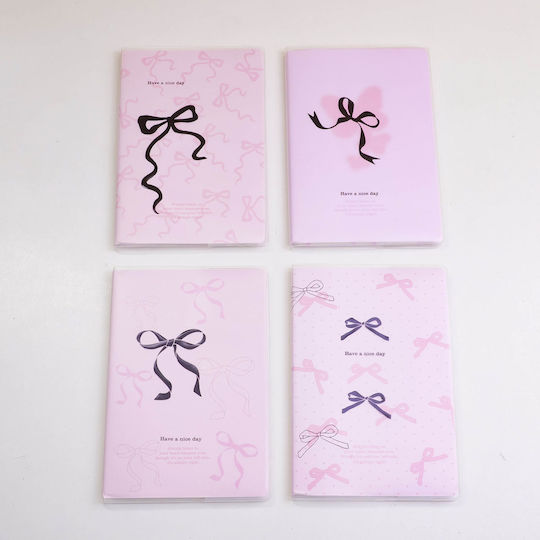 Pink Bowtie Notebook A5 Pink