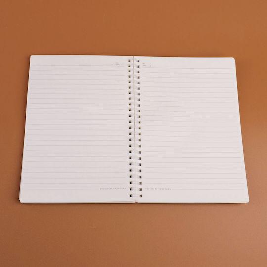 Teddy Island Spiral Notebook A5 Ruled