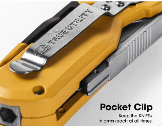Нож за рязане True Knife+ Жълт True Utility