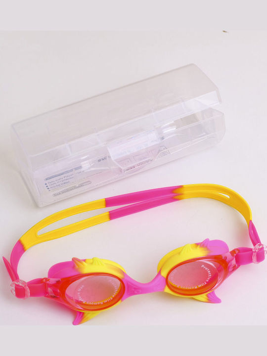 Kids Multicolour Swimming Goggles