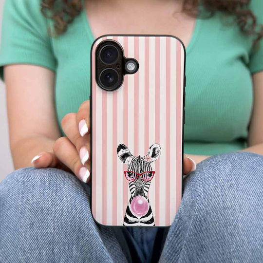 Sonique Stripe Stories Series Motorola Moto G06 4G Moto G06 Power 4G Zebra Bubblegum Mobile Phone Case
