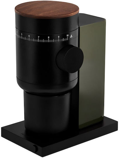 Fellow Opus Gen 2 Elektrische Kaffeemühle mit Getreidekapazität 110gr und 10 Mahlstufen Grün