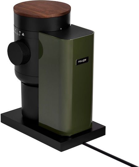 Fellow Opus Gen 2 Elektrische Kaffeemühle mit Getreidekapazität 110gr und 10 Mahlstufen Grün