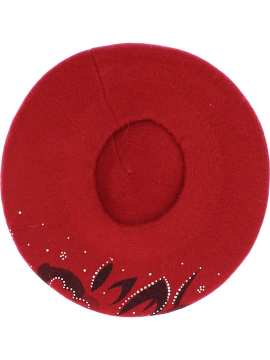 ButicCochet Beretă Burgundy Pentru Femei