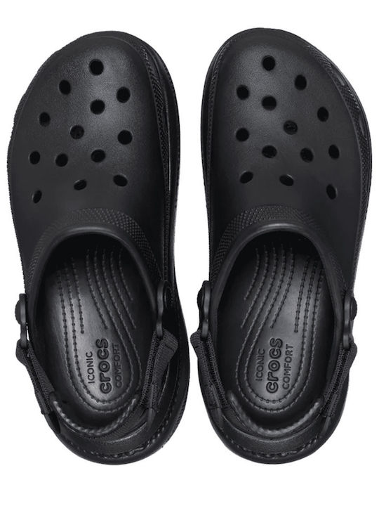 Crocs Crush Clog Damen Holzschuhe Schwarz