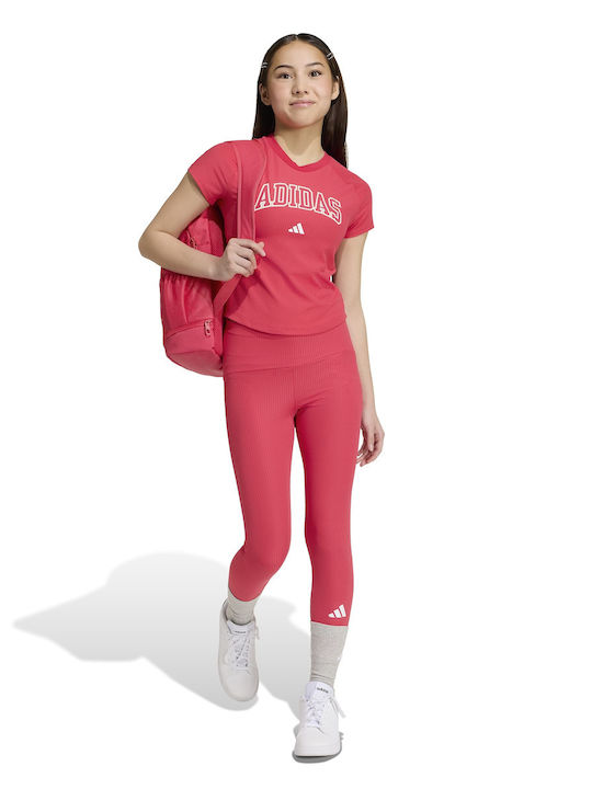 Παιδικό Κολάν Αθλητικό Cropped Power Pink