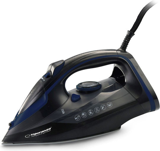 Esperanza Steam Iron 2600W with Ceramic Plate