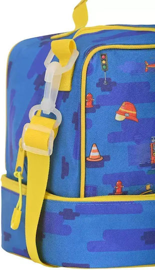 Estia Save The Aegean Recipient Izotermic din Plastic pentru Mâncare pentru Copii Albastru