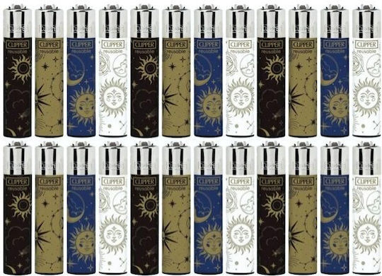 Clipper Αναπτήρας σε Κίτρινο χρώμα