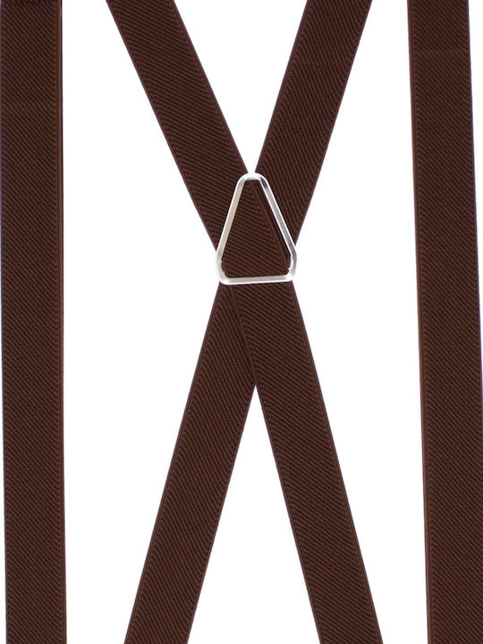 Breteli Elastice Unisex Adulți ButicCochet Din Material Sintetic 25 Mm Maro BR514