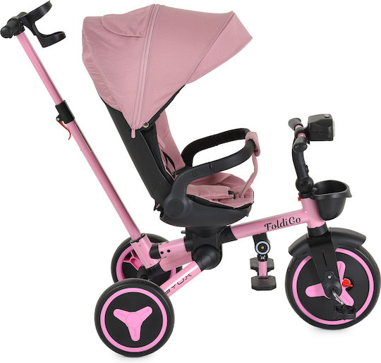 Byox Foldable & Convertible Pink Tricycle Bike