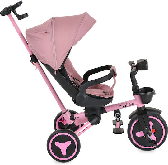 Byox Foldable & Convertible Pink Tricycle Bike