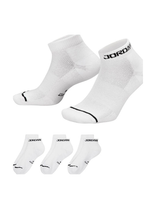 Jordan Спортни чорапи Бели 3 Чифта