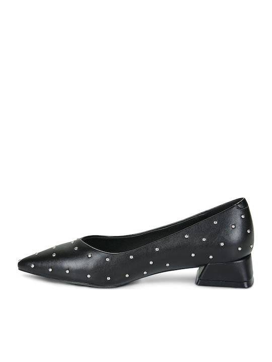 Women's Pointed Toe Ballerina Shoes in Black Color