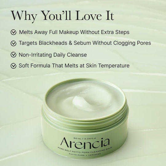 Arencia Pore Melt Phyto Pdrn Balm Facial Cleansing for Oil Control & Moisturizing Action