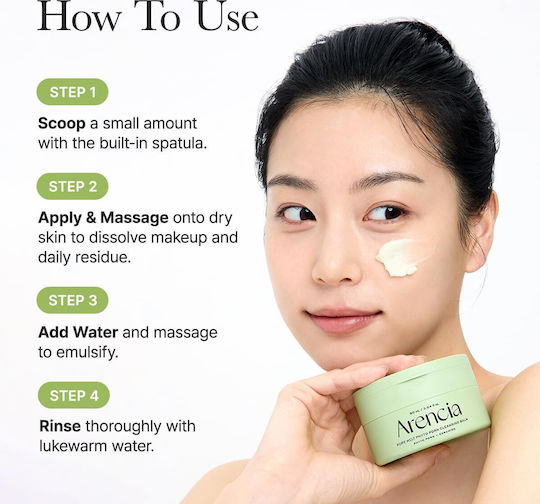 Arencia Pore Melt Phyto Pdrn Balm Facial Cleansing for Oil Control & Moisturizing Action