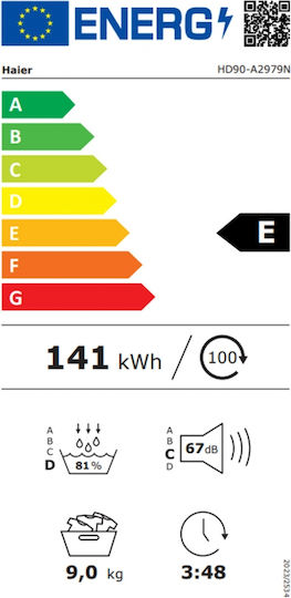 Haier I-Pro Series 7 Στεγνωτήριο 9kg με Αντλία Θερμότητας