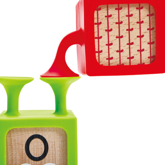 Hape Hape Baby Aktivitätsspielzeug Stapeln Block Spielzeug aus Holz für 12+ Monate