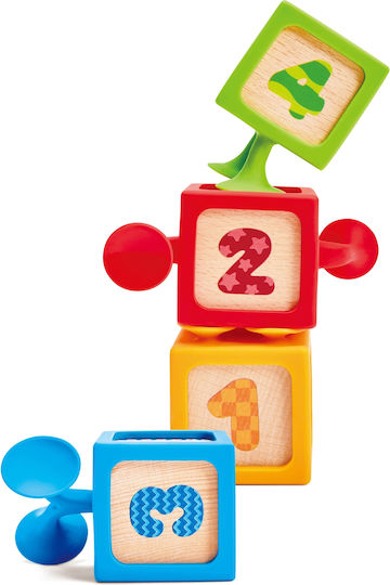 Hape Hape Baby Aktivitätsspielzeug Stapeln Block Spielzeug aus Holz für 12+ Monate