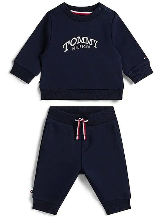 Kids Sweatpants Set Navy Blue 2pcs