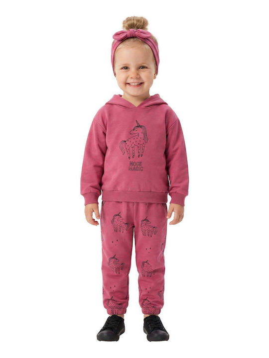 Trax Sweatpants Set Fuchsia