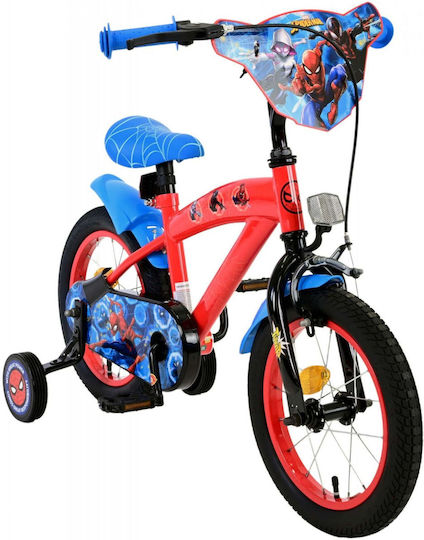 Volare Spiderman 14" Kinder Fahrrad BMX Rot